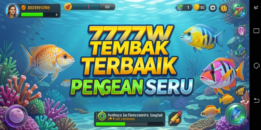 Screenshot gameplay 7777W menampilkan aksi menembak ikan yang seru.
