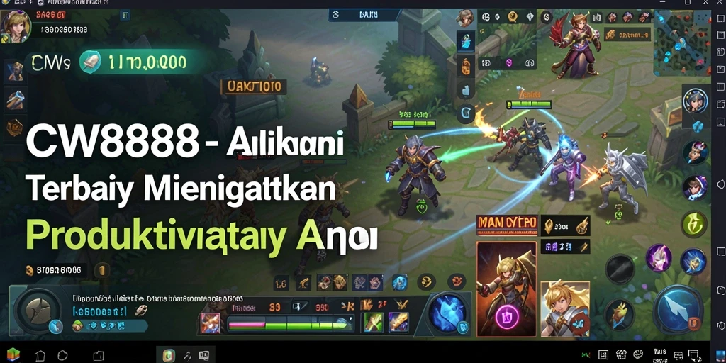 Screenshot CW8888 menampilkan fitur-fitur utama aplikasi Utility.
