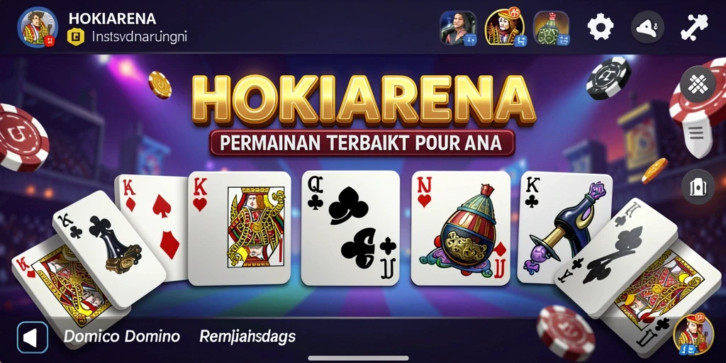 Tampilan gameplay seru HOKIARENA yang penuh strategi.