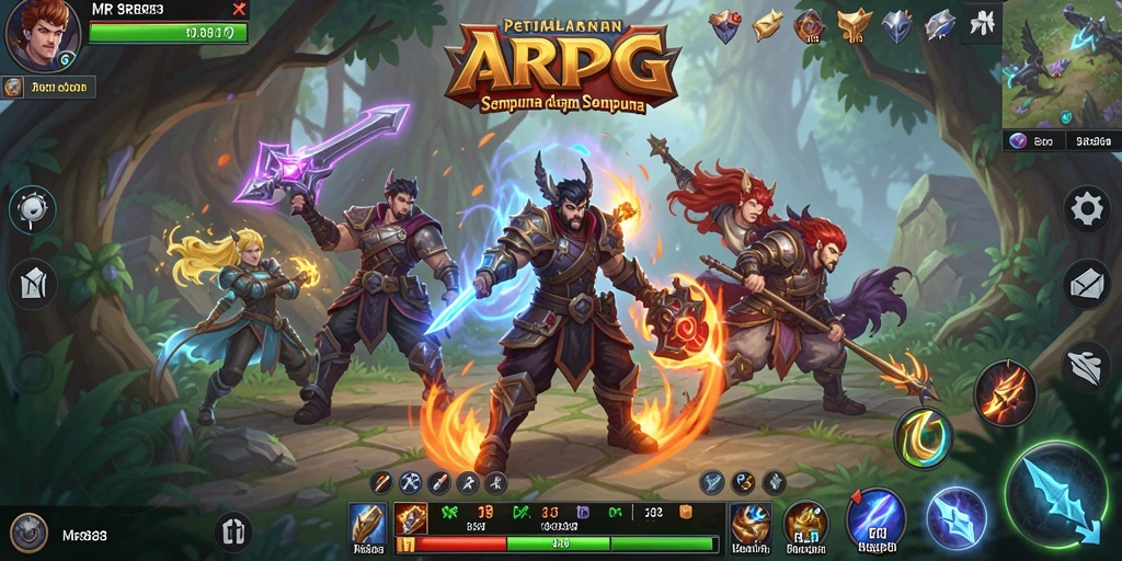 Tampilan gameplay ARPG di MR888 yang memukau dan mendebarkan.