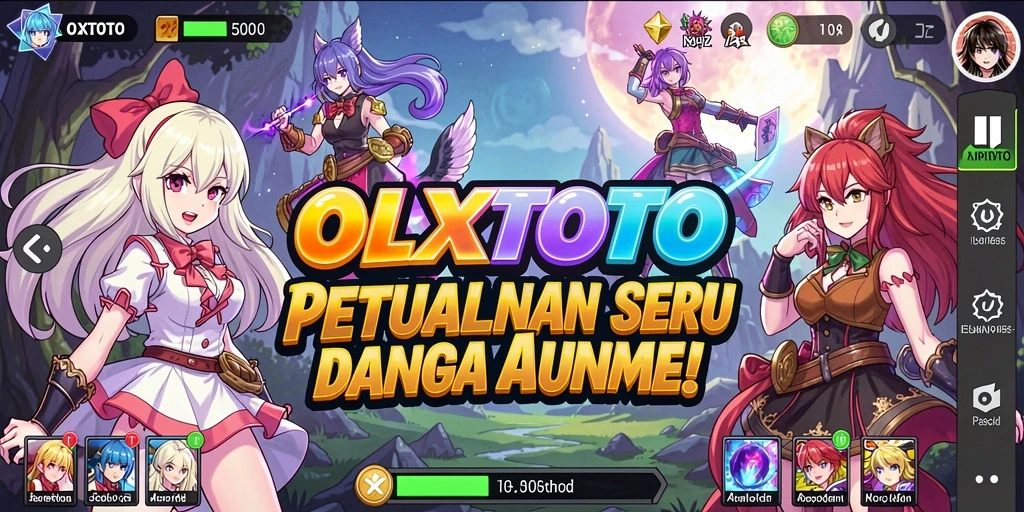 Tampilan screenshot OLXTOTO menunjukkan aksi seru dalam dunia Anime.