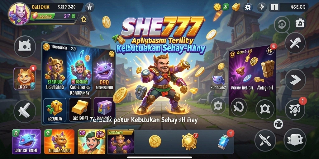 Screenshot utama SHE777 menampilkan antarmuka aplikasi Utility yang intuitif.