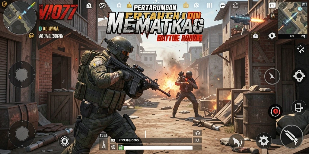 Tampilan menegangkan dari pertempuran di VIO77 yang penuh aksi.