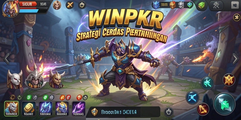 Menunjukkan taktik cerdas dan gameplay seru di WINPKR.